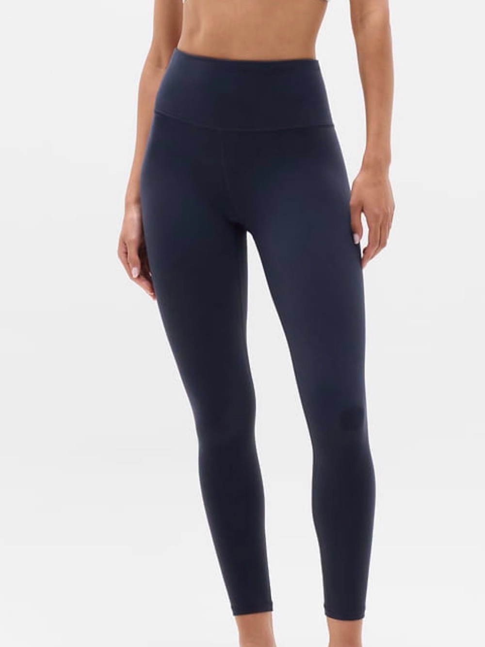 Athleta Ultra High Rise 7/8 Tight Legging - Small - Petite - Navy NWT